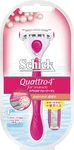 Schick Quattro 4 For Women Holder With 2 Replacement Blades Razor Pink White New. Fixed Price $16.17.