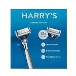 Harrys Chrome Edition Handle, Cartridges Travel Blade Cover. Fixed Price $34.95.