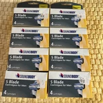 Soundbody 5 Blade For Men 8 Packs Of 4 Lot (32 Cartridges). Fixed Price $39.99.