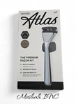 House Of Atlas Premium Razor Kit Handle, Metal Hook, 2 5-BLADE Refill New. Fixed Price $22.00.