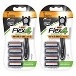 Flex 4 Sensitive Hybrid Titanium Men's Disposable Razors, For Smooth, Ultra-cl. Fixed Price $33.85.