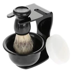 Men's Shaving Brush Badger & Stand Bow Cup Soap Barber Salon Shave Set. Fixed Price $17.96.