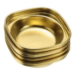 Uxcell 4 Pack Stainless Steel Dish Dipping Bowls With 1 Round Compartment Divide. Fixed Price $21.21.