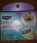 Schick Intuition Pure Nourishment Razor Blade Refill Cartridges, 3 Ct Coconut. Fixed Price $12.89.