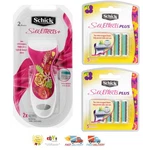 12 Schick Silk Effects Plus Women Razor Blades Shaver Refill Cartridges 5*2 Usa. Fixed Price $78.99.