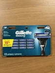 Gillette MACH3 Refills Razor Blades 12 Cartridges New In Box. Fixed Price $20.00.