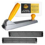 10" Shaver Holder, Adjustable Handle, 1/2 Round & Flat Replacement Blades. Fixed Price $24.99.