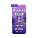 Skintimate Exotic Violet Blooms 4-BLADE Disposable Razors Ct. Fixed Price $9.97.
