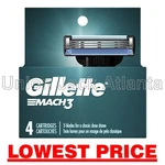 Gillette Mach 3 (4 Cartridges) - Lowest Price. Fixed Price $11.98.