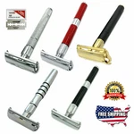 4" Long Double Edge Butterfly Opening Safety Razor For Women + 5 Blades. Fixed Price $15.99.