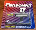 Vintage Personna Ii Brand 10 Razor Twin Blade Cartridge Refills Nos. Fixed Price $7.99.