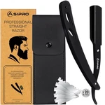 Asipro Straight Razors For Men With 20 Count (pack Of 1), Black. Fixed Price $12.20.