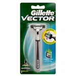 2 X Gillette Vector Razor Pivot Handle Adjusts Automatically Comfort Strip. Fixed Price $11.98.