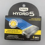 Schick Hydro 5 Blade Energize Cartridge Refills 4 Ct. Fixed Price $8.99.