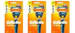 Bl Gillette Mens Fusion 5 Razor + 2-CARTRIDGES *three Pack*. Fixed Price $64.08.