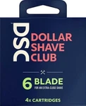 Dollar Shave Club 6 Blade Cartridge Refill- 4 Ct New. Fixed Price $9.99.