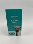 Amazon Basics Mens 3-BLADE Razor Dual Lubricating Strips + *19 Cartridges. Fixed Price $12.99.