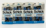Pack: Schick Men's XTREME3 Duo Comfort 3-BLADE Disposable Razors 4CT-16 Total. Fixed Price $22.99.
