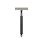 Edwin Jagger 3ONE6 Stainless Steel Grooved Gunmetal Double Edge Safety Razor New. Fixed Price $154.00.