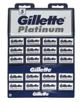 100 Gillette Platinum Double Edge Razor Shaving Blades 20X5 Made Russia. Fixed Price $29.65.