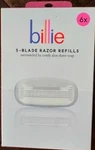 Billie Women 5-BLADE Razor Refill 6 Pack New Sealed. Fixed Price $18.99.