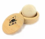 Gbs Natural Beech Wood Shaving Soap Bowl With Lid Cover & Shave. Fixed Price $24.99.