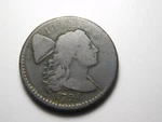 Old Us Coin 1794 Liberty Cap Flowing Hair Large Slightly Off Center Error. Fixed Price $2249.10.