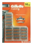 Gillette Fusion 5 Razor Blades - 16 Cartridge New Pack Sealed Usa. Fixed Price $40.95.