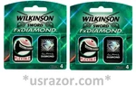 8 Wilkinson Fx Diamond Blades Fit Schick Tracer Razor Cartridges Refills Shaver. Fixed Price $42.99.