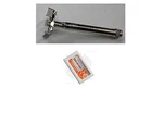 Double Edge Safety Razor + Merkur Blades 10 Ct. (pack Of 1). Fixed Price $15.45.