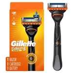 Gillette FUSION5 Power Men's Razor Handle, Orange, 1 Blade Refill.. Fixed Price $19.98.