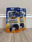 New! Comfort 3 Advance Men's Disposable Razor, 4 Count ( Pack Of 2 ). Fixed Price $14.99.