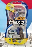 Bic 3 Men's Flexible Blades, Disposable Razor 4T+1 Free 5T. Fixed Price $11.99.