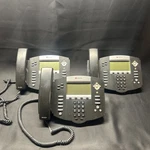 Polycom Soundpoint 550 Sip Phone - Lot Of 3 Tested. Fixed Price $20.19.