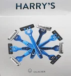 Harry's Men's Disposable Razors 3-BLADE Glacier Blue 8 Ct Nib. Fixed Price $15.47.