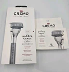 Cremo The Barber Grade Shave Experience 1 Handle Kit & 4 Pack Cartridges 6 Total. Fixed Price $11.21.