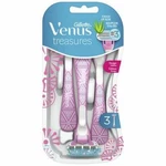 Gillette Venus Treasures Women Disposable Razor 3 Count. Fixed Price $14.99.