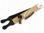Professional Genuine Leather Strop & Paste With Wooden Shaving Razor Brush. Fixed Price $75.96.