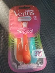 Gillette Venus Tropical Women's Blade Disposable Razors, 3CT Pack Nip Sealed. Fixed Price $10.00.