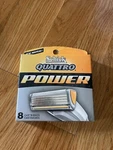 Schick Quattro Power Razor Blades Cartridges Pack Of 8 New In Box. Fixed Price $19.99.