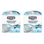 Schick Quattro Titanium Razor Blade Refills For Men - 8 Count 2 Pack. Fixed Price $43.75.