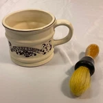 Old Fashioned Luxury Barbershop Shaving Cream Mug Cup Lather Brush Set Soap. Fixed Price $31.24.
