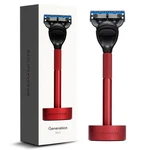 Bolin Webb Generation Razor Stand Red. Fitted With Gillette FUSION5 Bl.... Fixed Price $161.49.