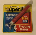 Rare Vintage Schick Super Ii Razor W/ 5 Cartridges And Nba Pivoting. Fixed Price $24.95.