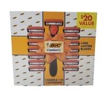 Bic Comfort Refillable Men's 3-BLADE Manual Razors, Handle 14 Cartridges. Fixed Price $19.95.