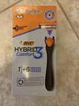 Bic Hybrid 3 Comfort Disposable Razor Men 6 Count Blades Newinbox. Fixed Price $10.99.