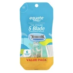 Equate Women's 5 Blade Disposable Razors (6 Count), Compare To Gillette Venus. Fixed Price $12.51.