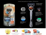 Gillette Fusion Proglide Flexball Razor Silver Touch Shaver Handle Blade Refill. Fixed Price $12.89.
