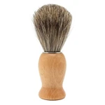 Il Ceppo Light Wood Handle Pure Badger Bristle Shave Brush. Fixed Price $20.99.