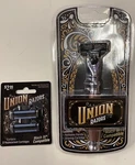 Union Razors (SS1RZ - Tigereye) W/2 Replacement Cartridges. Fixed Price $17.99.